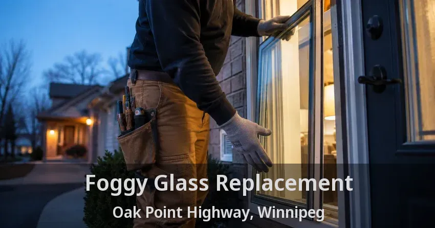 Foggy Glass Replacement Oak Point Highway, Winnipeg - MB