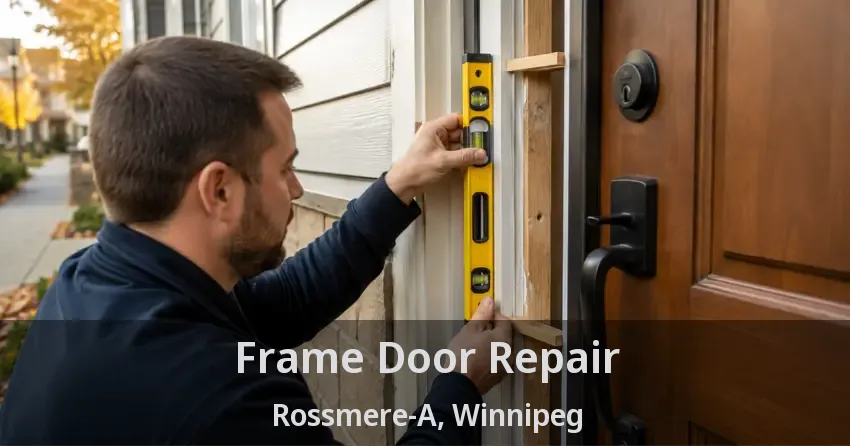 Frame Door Repair Rossmere-A, Winnipeg - MB