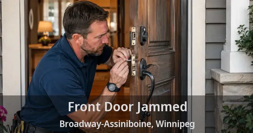 Front Door Jammed Broadway-Assiniboine, Winnipeg - MB