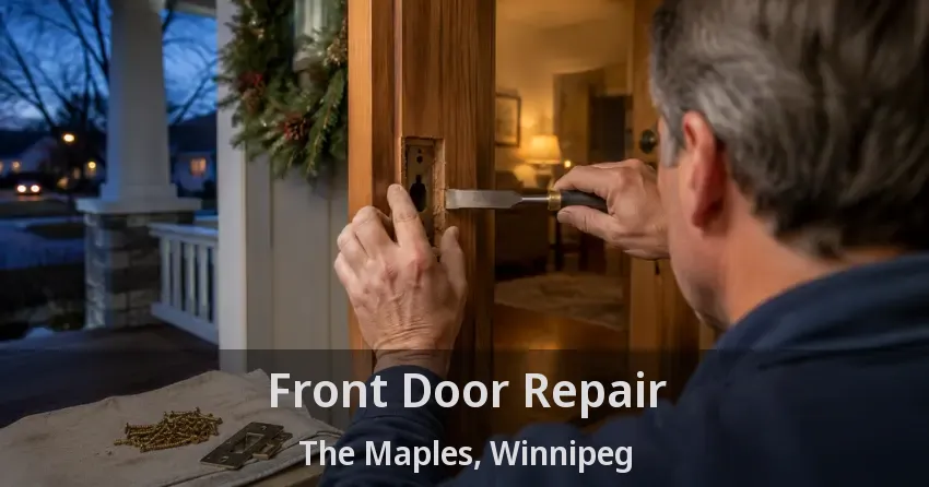 Front Door Repair The Maples, Winnipeg - MB