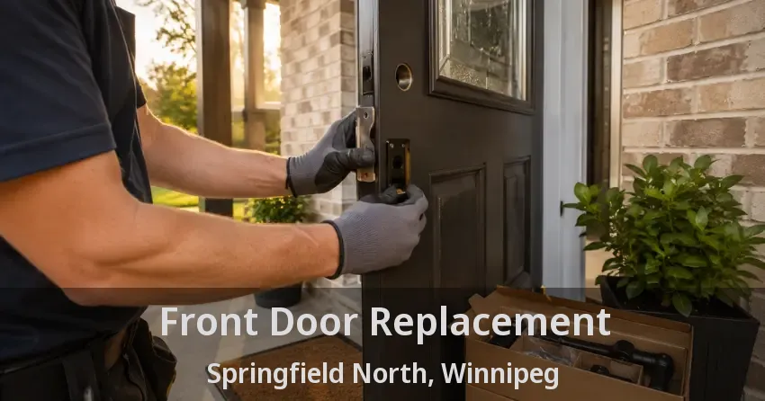 Front Door Replacement Springfield North, Winnipeg - MB