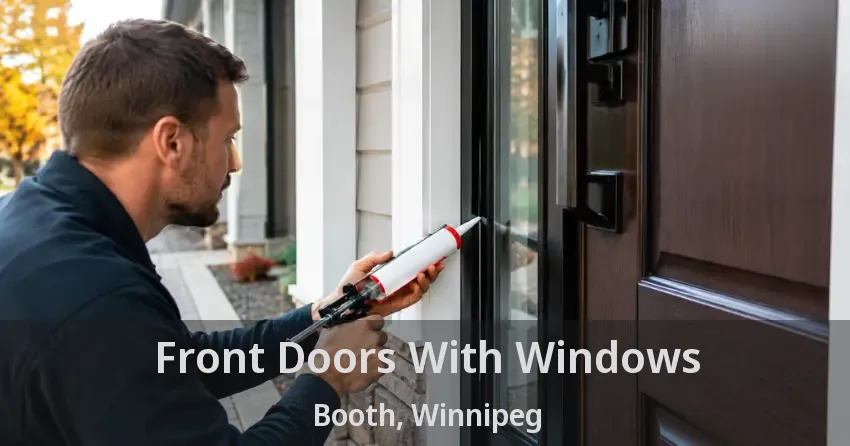 Front Doors With Windows Booth, Winnipeg - MB