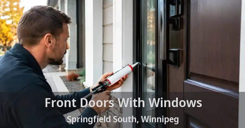 Front Doors With Windows Springfield South, Winnipeg - MB