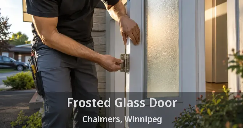 Frosted Glass Door Chalmers, Winnipeg - MB