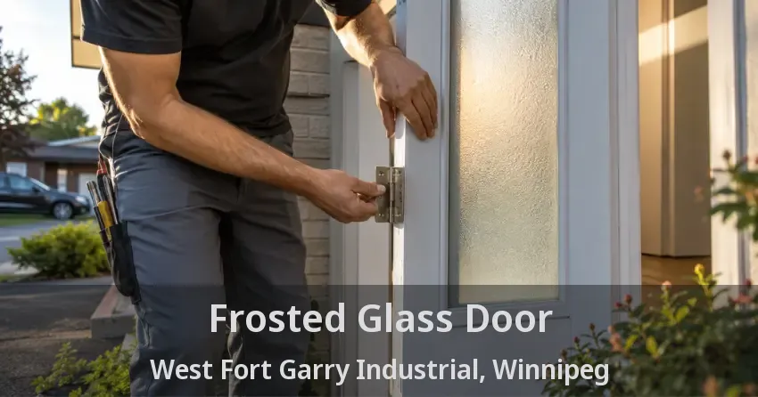 Frosted Glass Door West Fort Garry Industrial, Winnipeg - MB