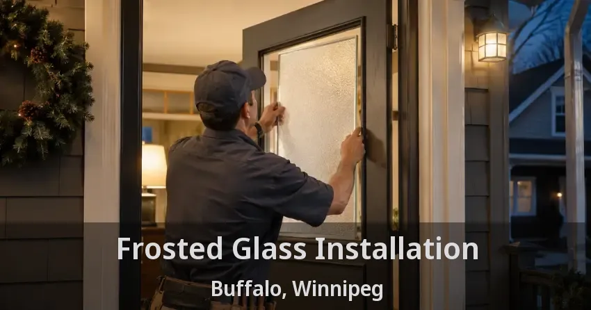 Frosted Glass Installation Buffalo, Winnipeg - MB