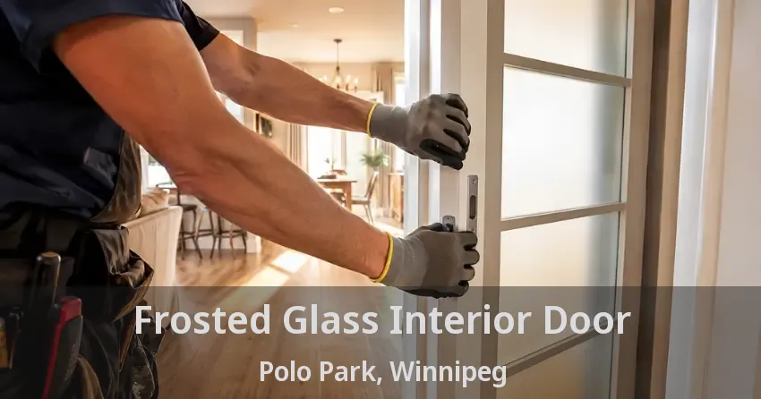 Frosted Glass Interior Door Polo Park, Winnipeg - MB