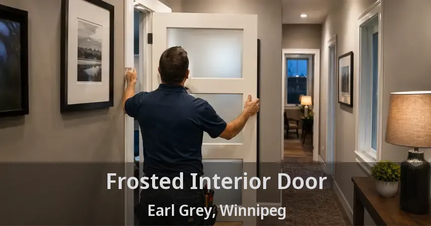 Frosted Interior Door Earl Grey, Winnipeg - MB
