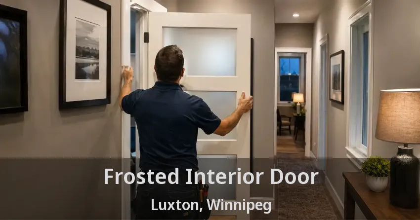 Frosted Interior Door Luxton, Winnipeg - MB