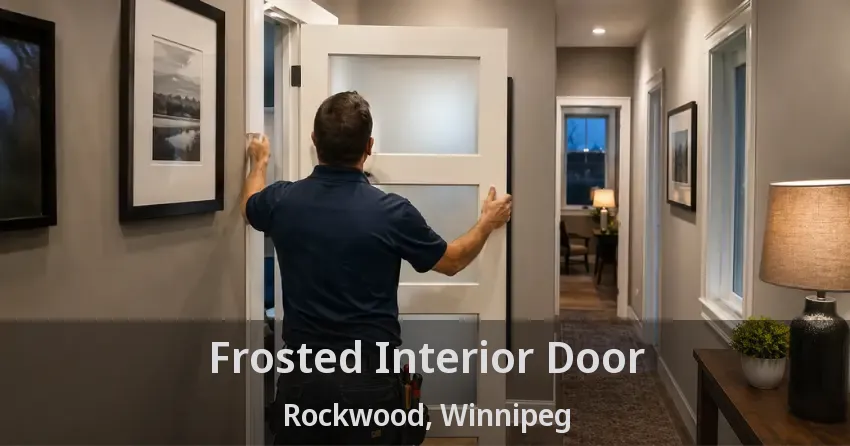 Frosted Interior Door Rockwood, Winnipeg - MB