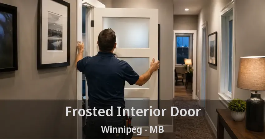 Frosted Interior Door Winnipeg - MB