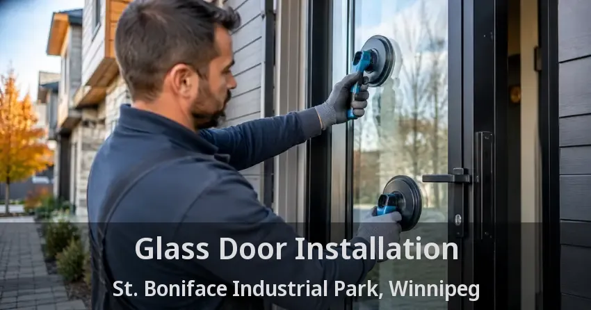 Glass Door Installation St. Boniface Industrial Park, Winnipeg - MB