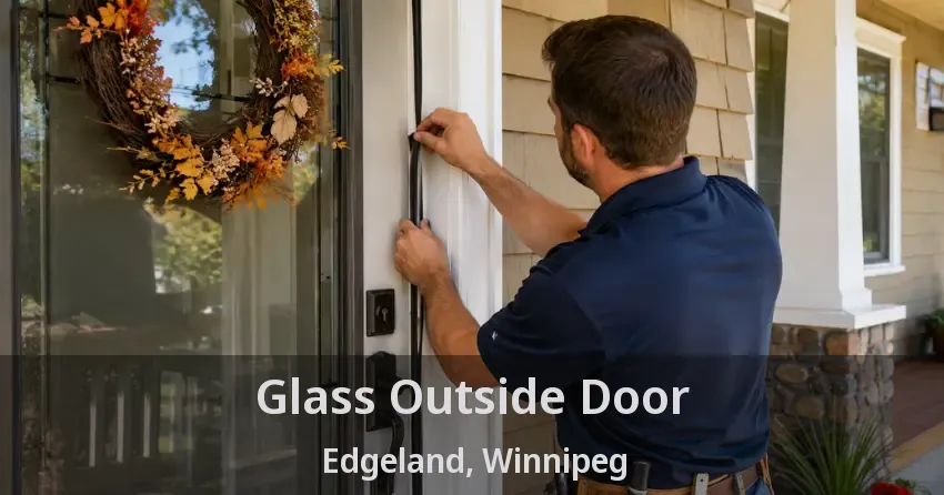 Glass Outside Door Edgeland, Winnipeg - MB