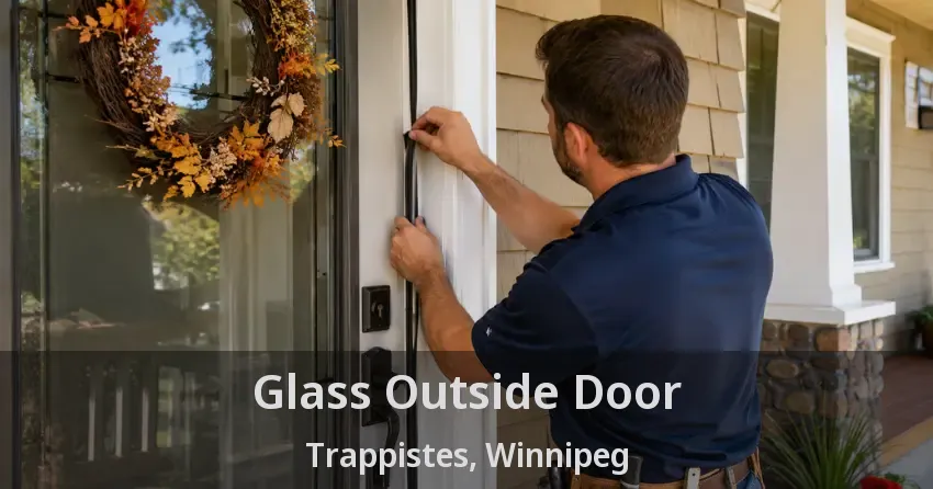 Glass Outside Door Trappistes, Winnipeg - MB