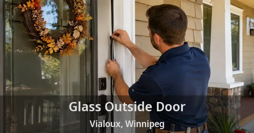 Glass Outside Door Vialoux, Winnipeg - MB