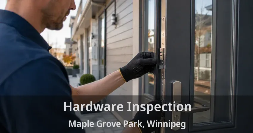 Hardware Inspection Maple Grove Park, Winnipeg - MB