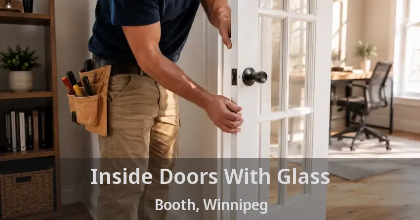 Inside Doors With Glass Booth, Winnipeg - MB