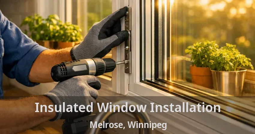 Insulated Window Installation Melrose, Winnipeg - MB