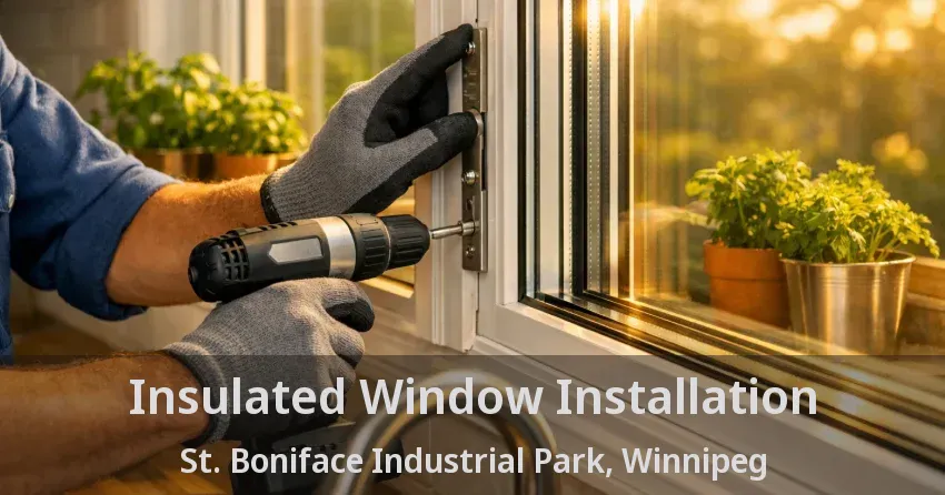 Insulated Window Installation St. Boniface Industrial Park, Winnipeg - MB