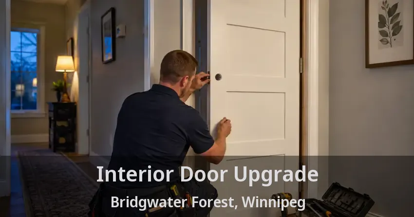 Interior Door Upgrade Bridgwater Forest, Winnipeg - MB