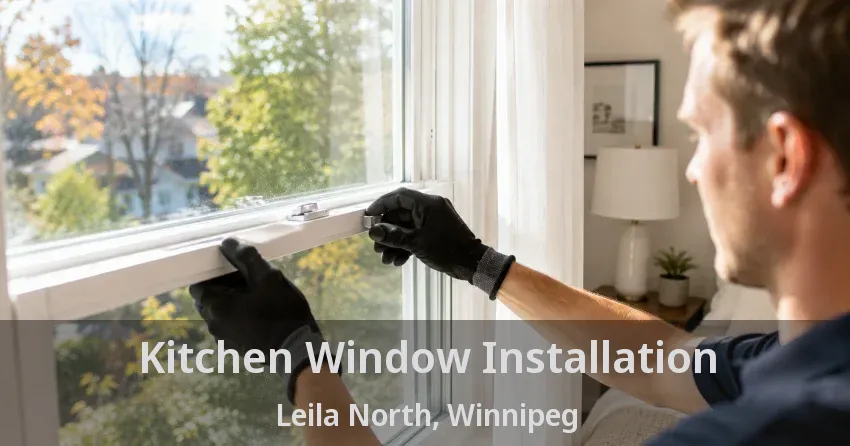 Kitchen Window Installation Leila North, Winnipeg - MB