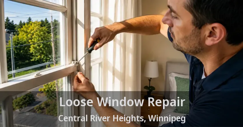 Loose Window Repair Central River Heights, Winnipeg - MB