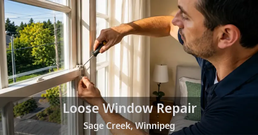 Loose Window Repair Sage Creek, Winnipeg - MB