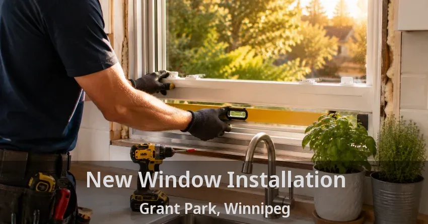 New Window Installation Grant Park, Winnipeg - MB
