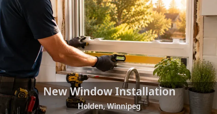 New Window Installation Holden, Winnipeg - MB