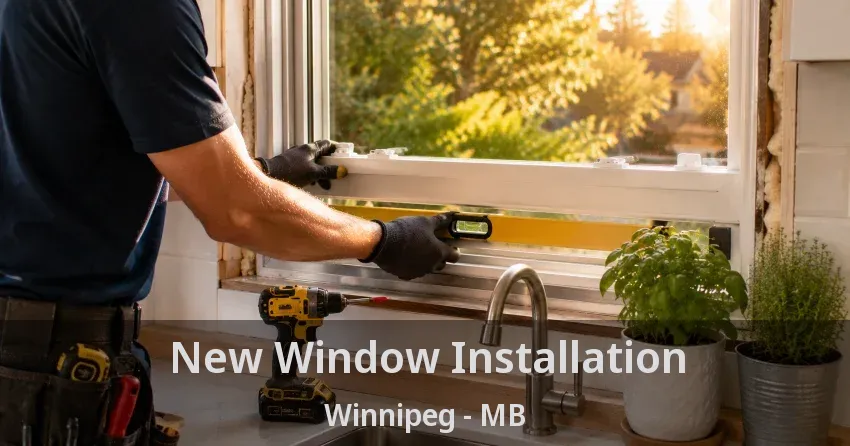 New Window Installation Winnipeg - MB