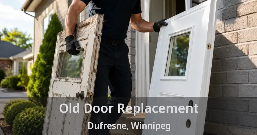 Old Door Replacement Dufresne, Winnipeg - MB