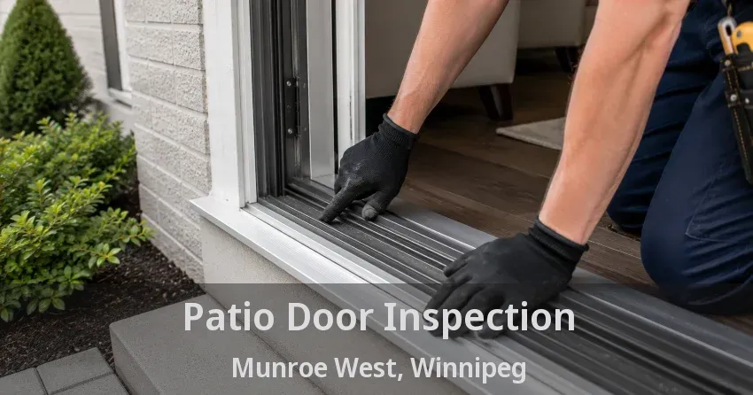 Patio Door Inspection Munroe West, Winnipeg - MB