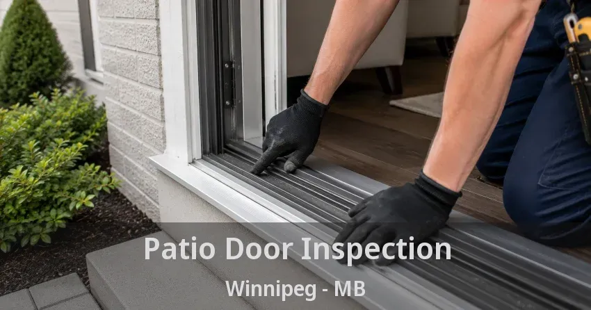 Patio Door Inspection Winnipeg - MB