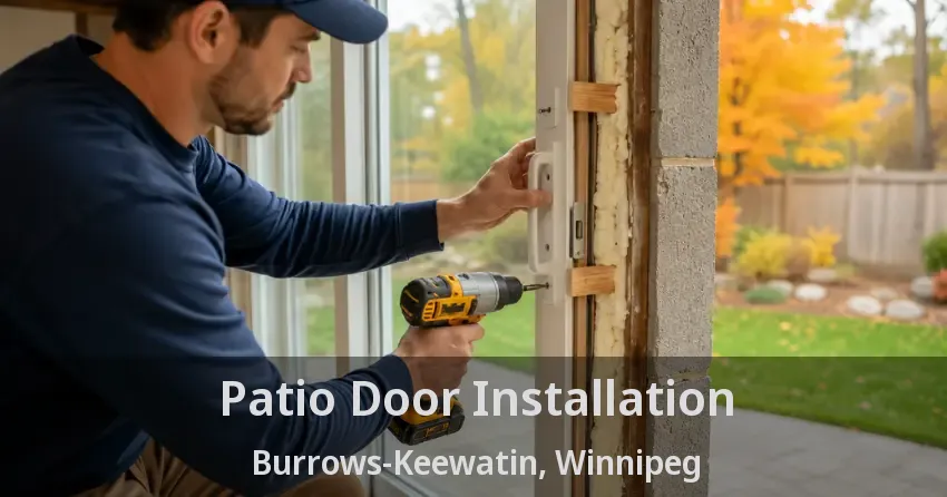 Patio Door Installation Burrows-Keewatin, Winnipeg - MB