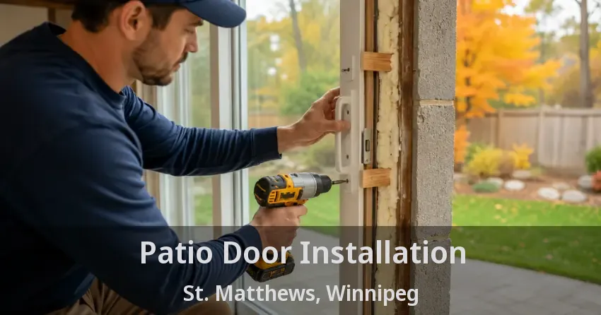 Patio Door Installation St. Matthews, Winnipeg - MB