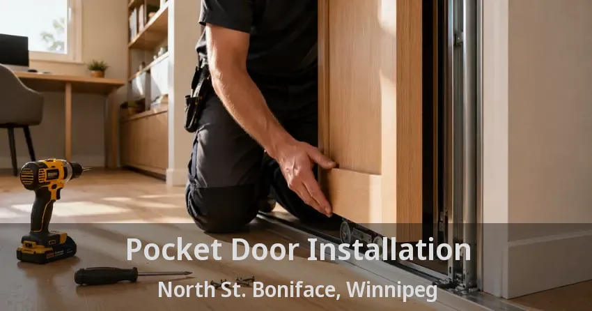 Pocket Door Installation North St. Boniface, Winnipeg - MB