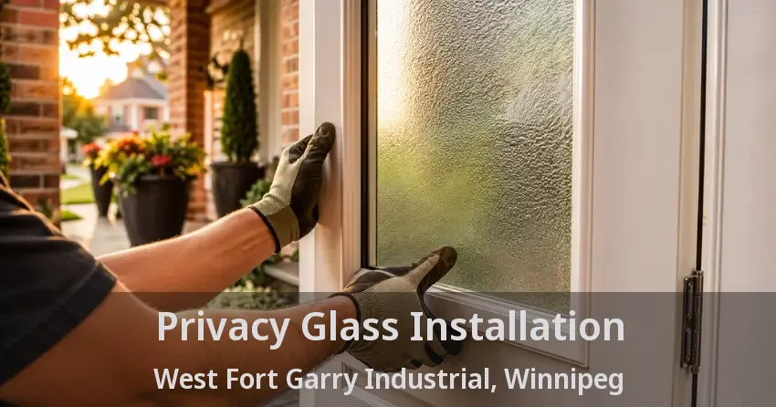 Privacy Glass Installation West Fort Garry Industrial, Winnipeg - MB