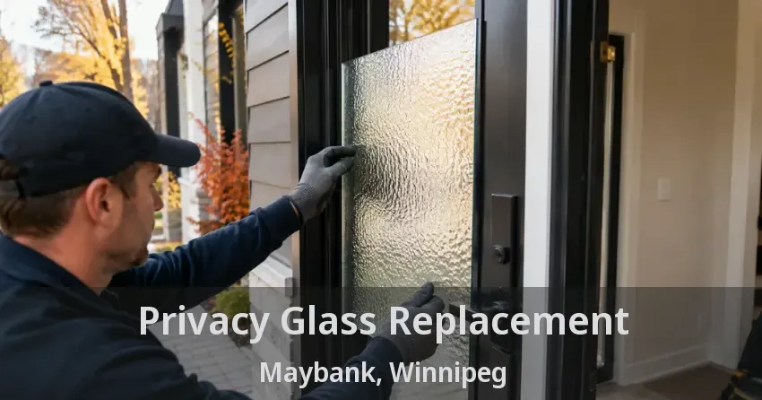 Privacy Glass Replacement Maybank, Winnipeg - MB