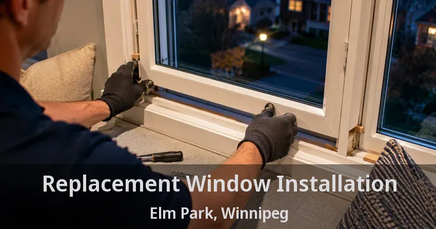 Replacement Window Installation Elm Park, Winnipeg - MB