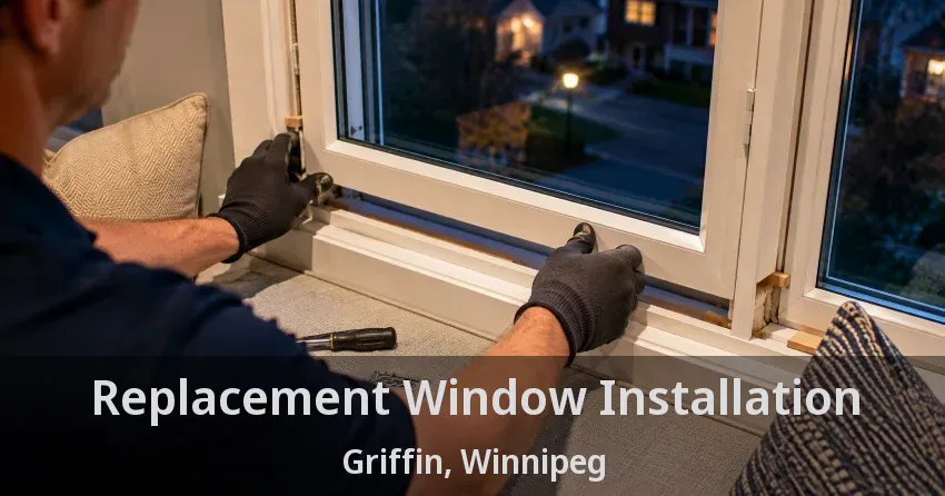 Replacement Window Installation Griffin, Winnipeg - MB