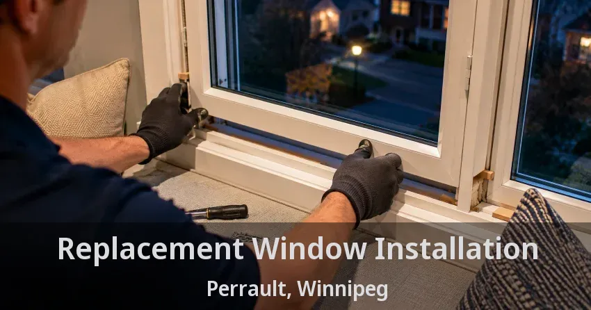 Replacement Window Installation Perrault, Winnipeg - MB