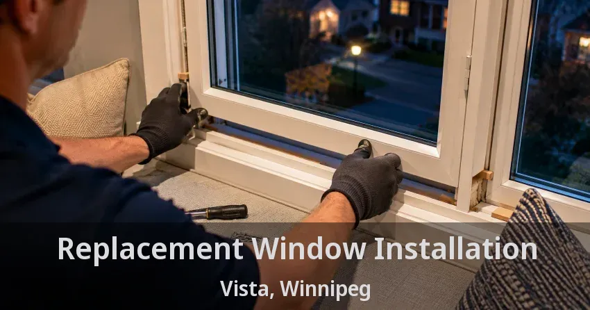 Replacement Window Installation Vista, Winnipeg - MB