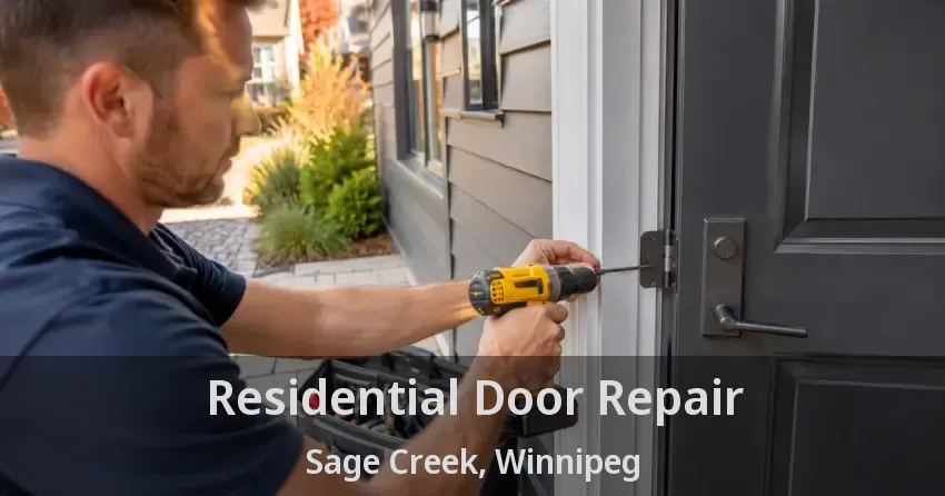 Residential Door Repair Sage Creek, Winnipeg - MB