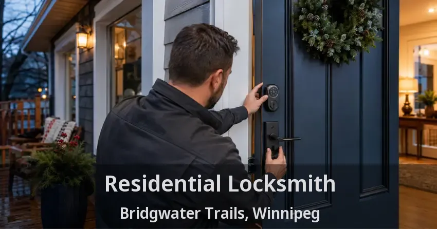 Residential Locksmith Bridgwater Trails, Winnipeg - MB