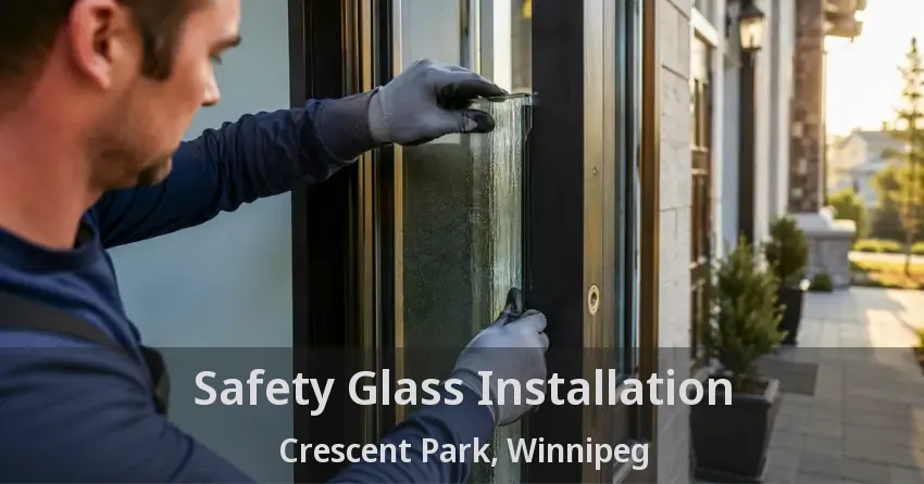 Safety Glass Installation Crescent Park, Winnipeg - MB