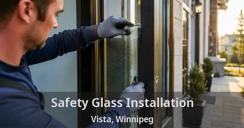 Safety Glass Installation Vista, Winnipeg - MB