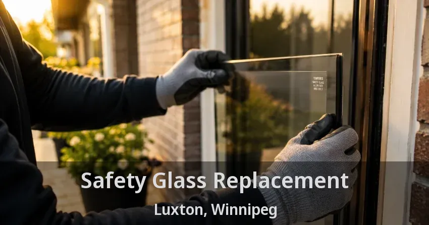 Safety Glass Replacement Luxton, Winnipeg - MB