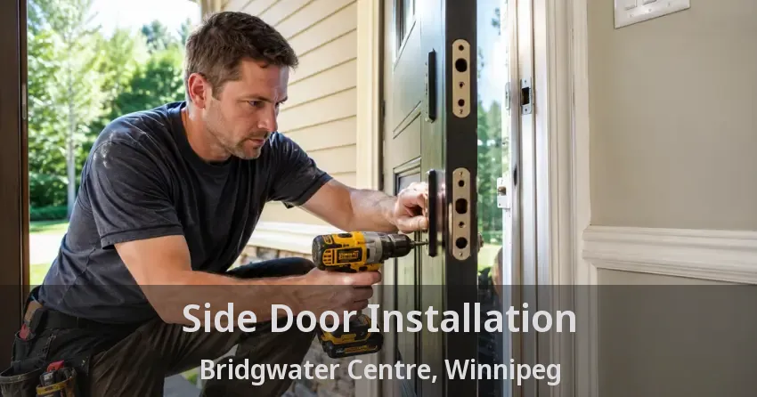Side Door Installation Bridgwater Centre, Winnipeg - MB