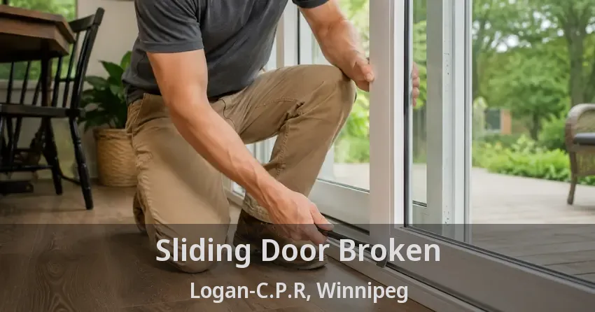 Sliding Door Broken Logan-C.P.R, Winnipeg - MB