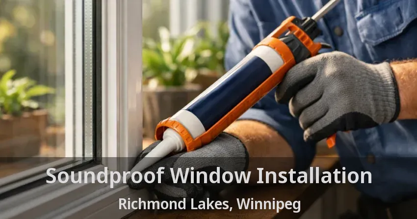 Soundproof Window Installation Richmond Lakes, Winnipeg - MB